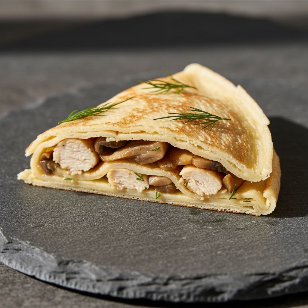 БЛИНЫ КУРА-ГРИБЫ