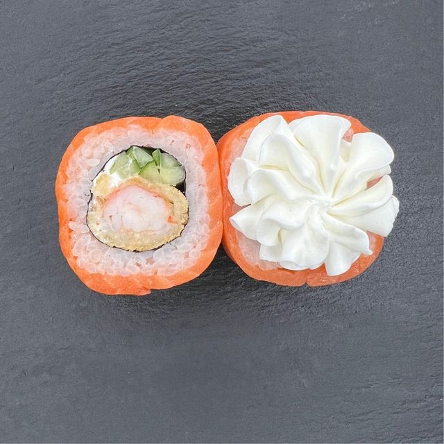 Королевская филадельфия с креветкой