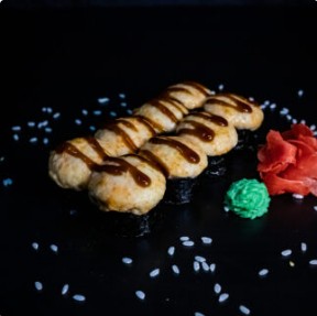 Запеченный с курицей