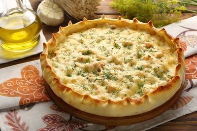 Форель с картофелем открытый пирог 1400 г