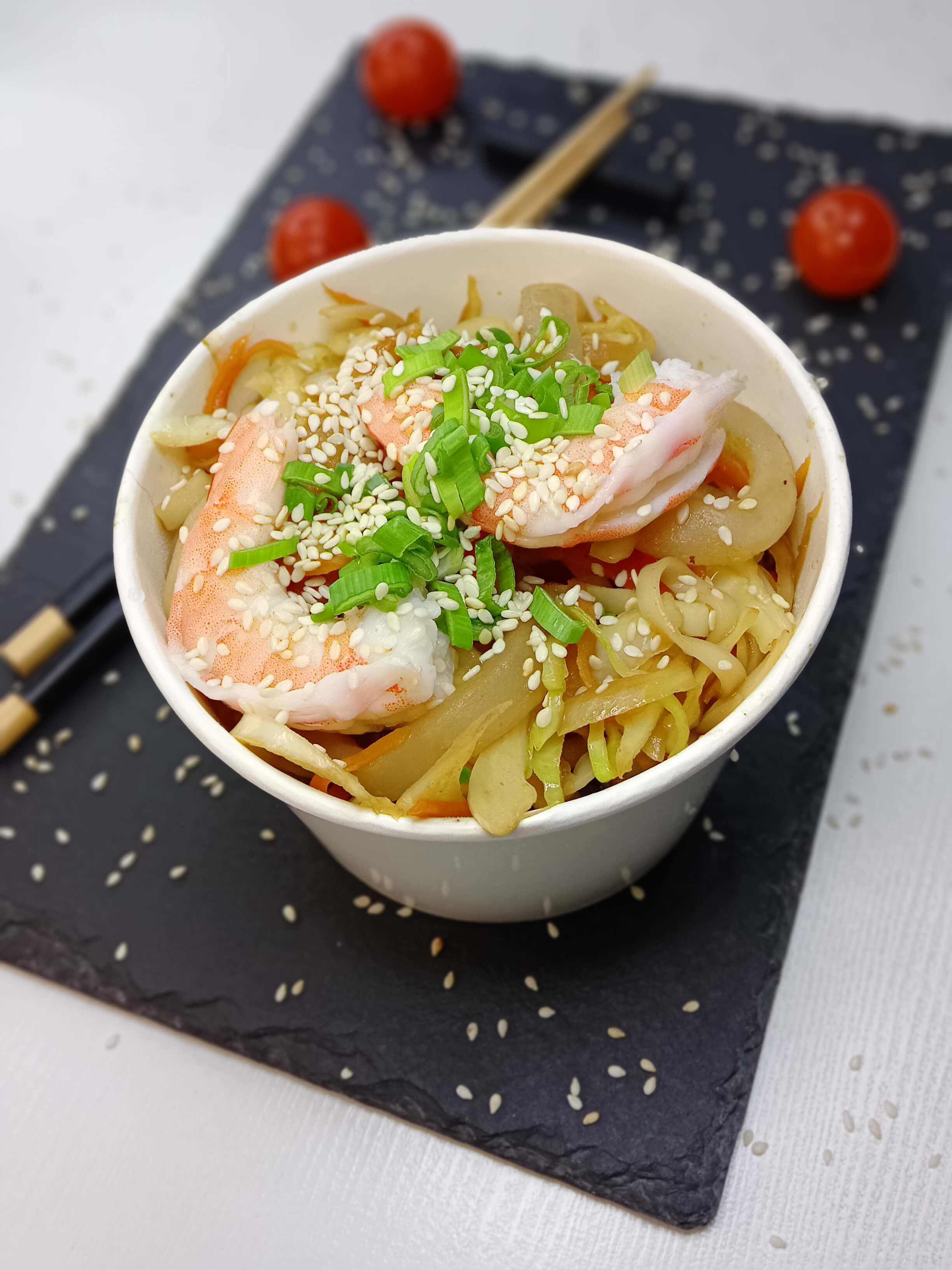Удон с морепродуктами