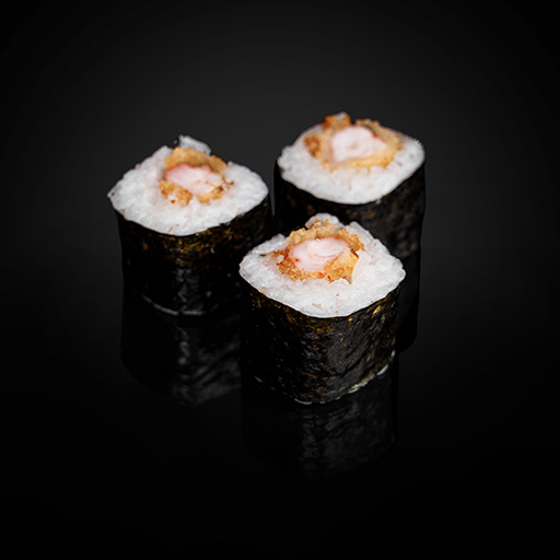 Классические роллы с креветкой в кляре