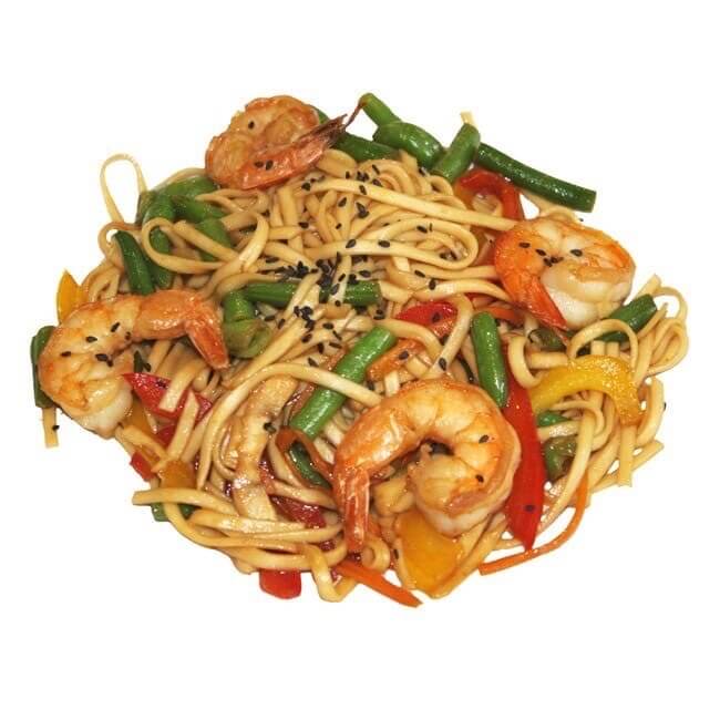 WOK Удон с креветками