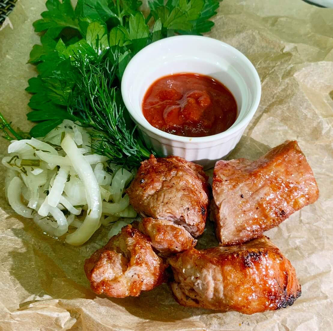 Шашлык из свинины