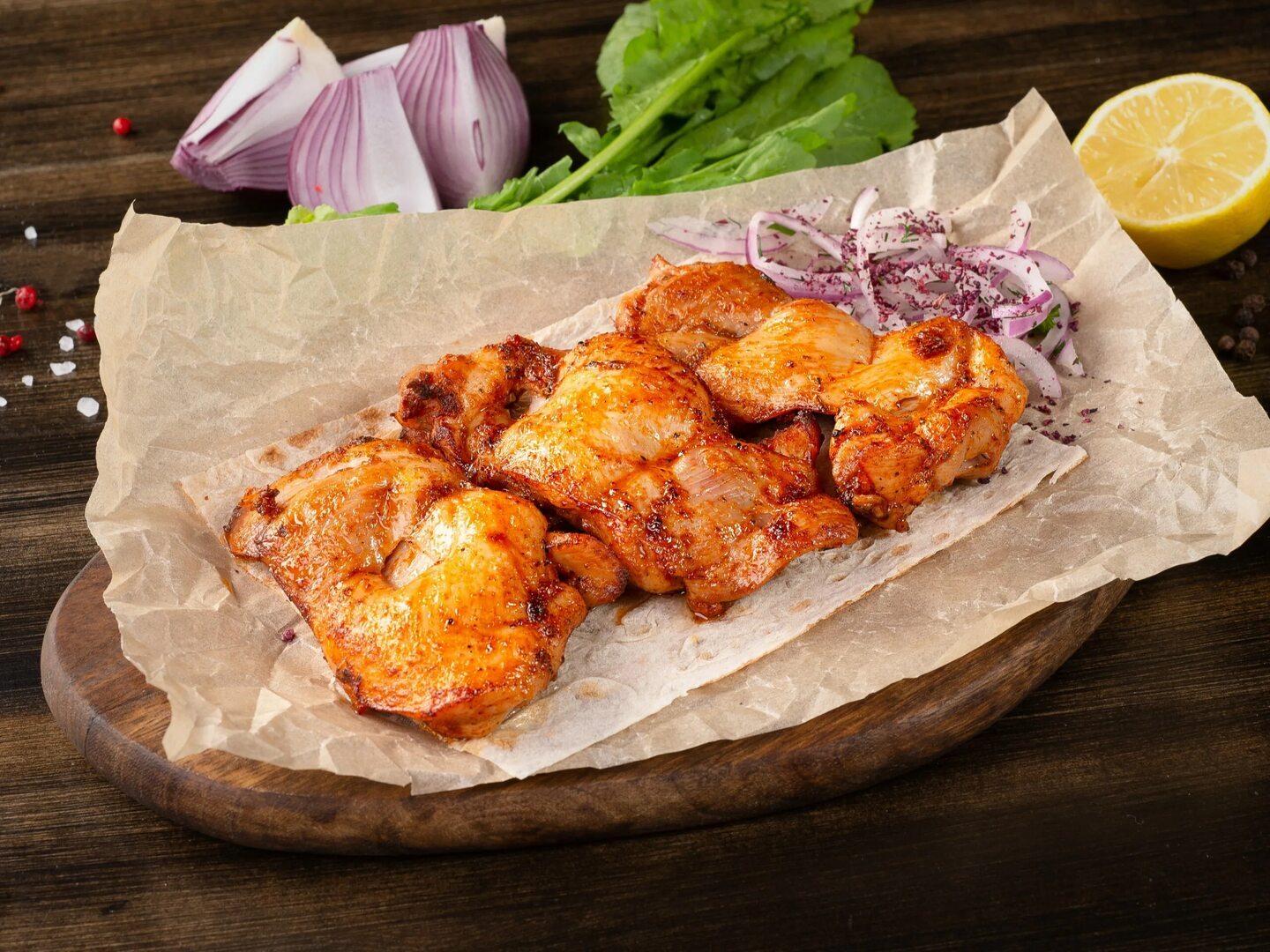 Шашлык из Куриного Бедра