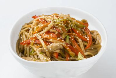 Удон с курицей