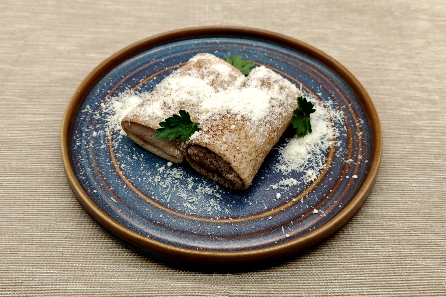 Блинчики болоньезе