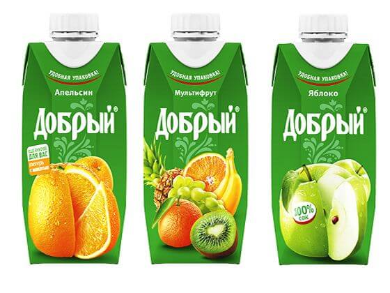 Сок Добрый 1л