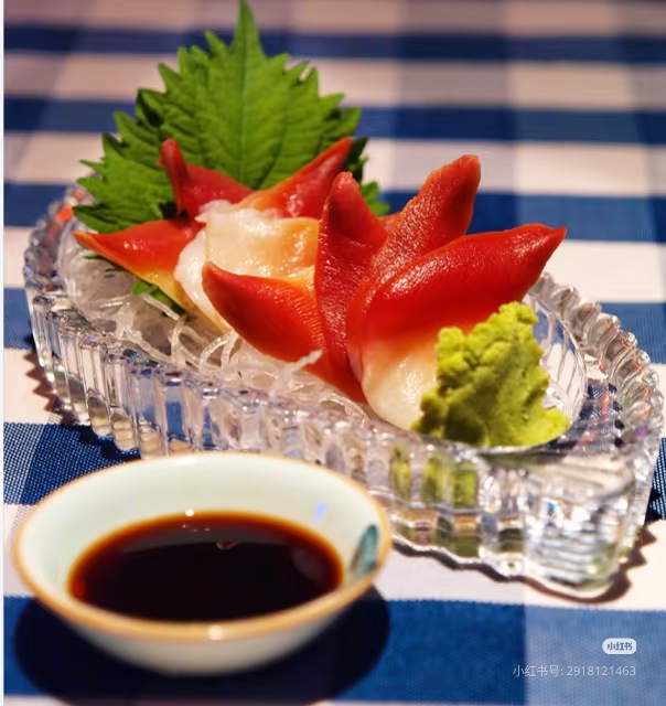 H-5-2 北极贝刺身1个 Сашими из спизулы (4 шт)