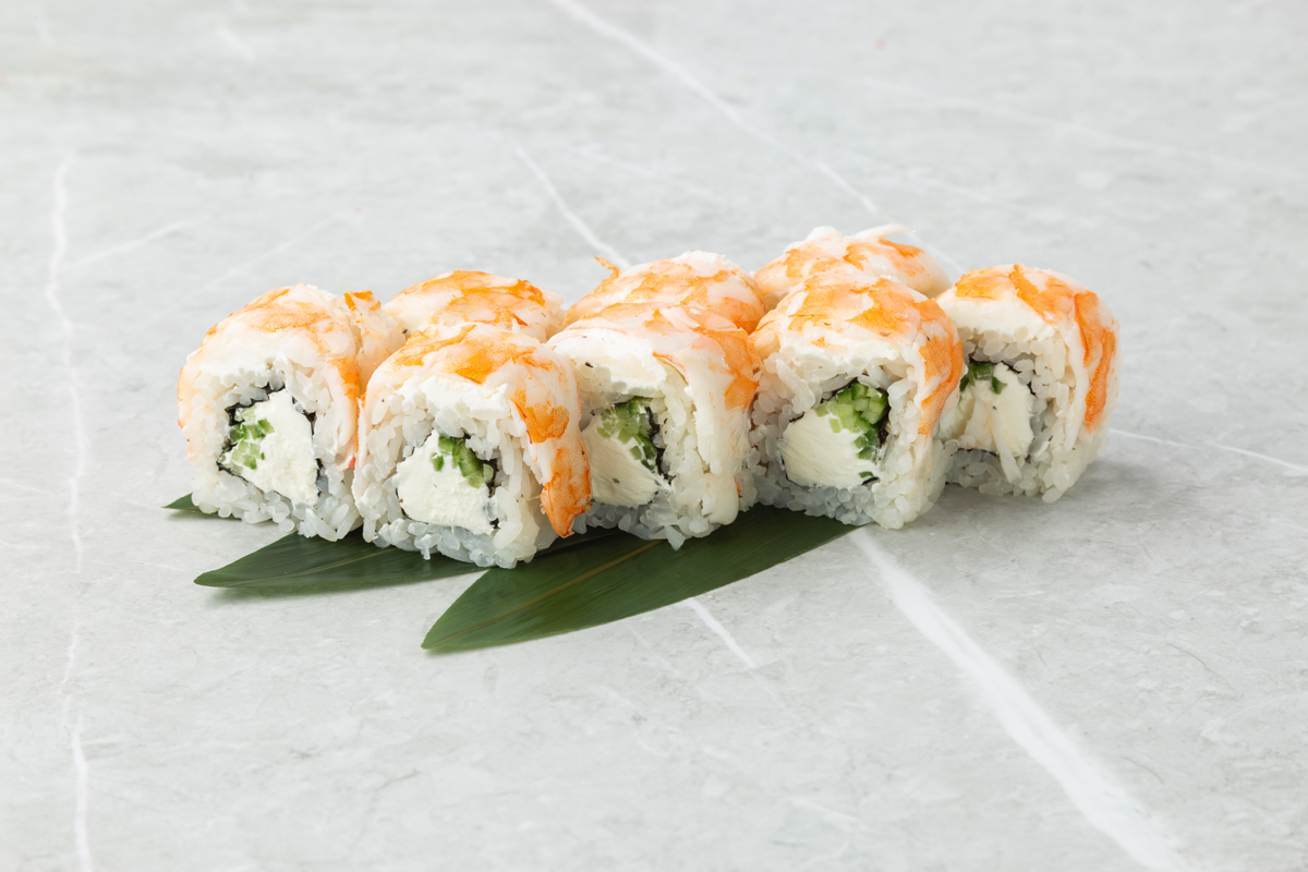 Сакура с креветкой