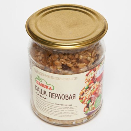 Каша Гречневая с мясом в банке