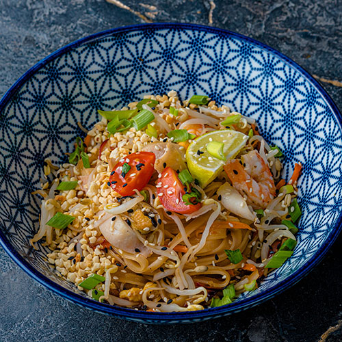 Падтай с морепродуктами