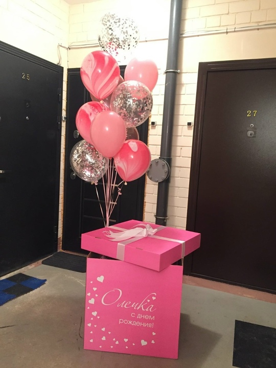 Коробка-сюрприз для девушки