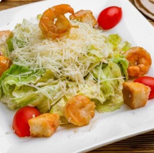 Цезарь с креветками
