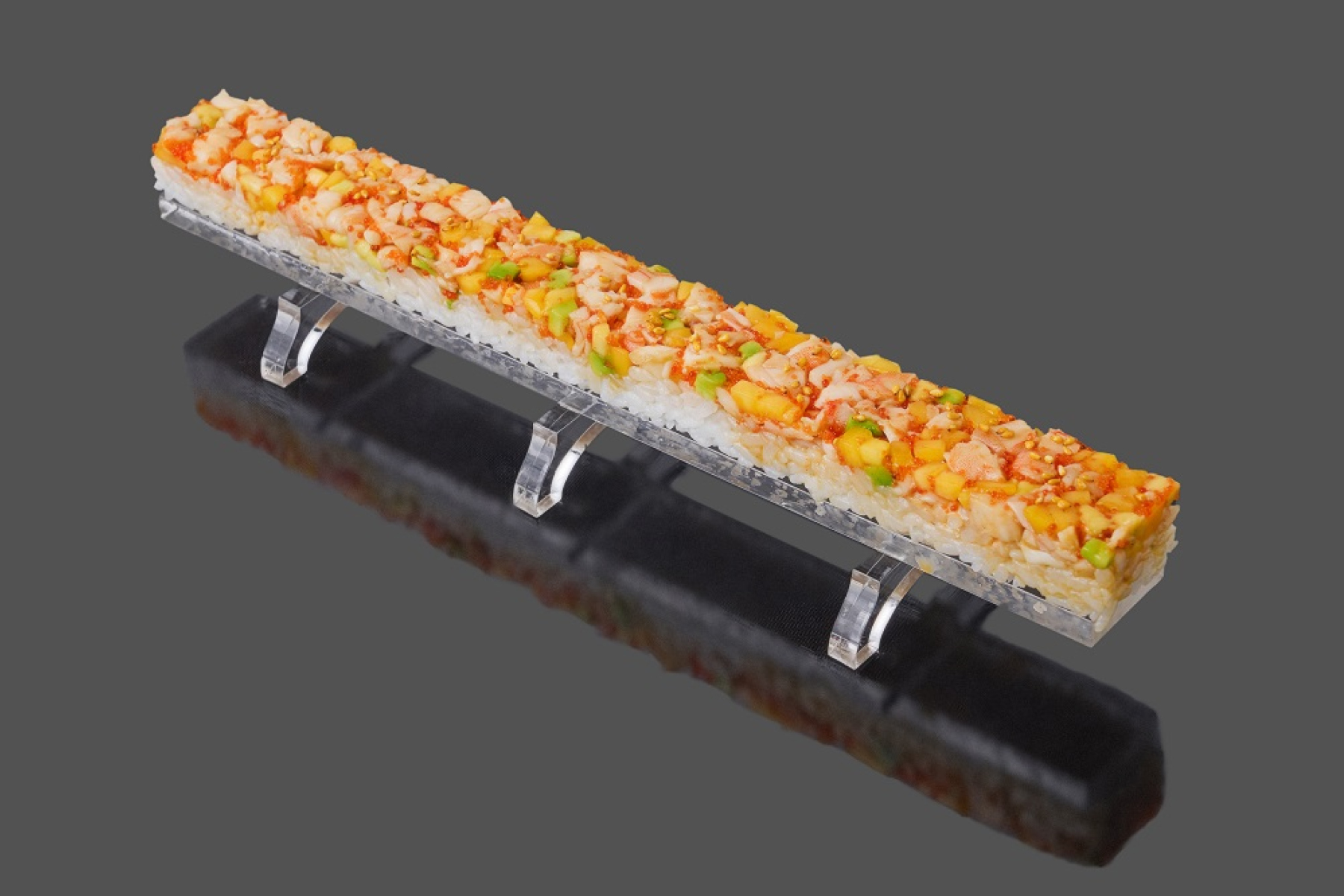 Ошидзуси с креветками и манго