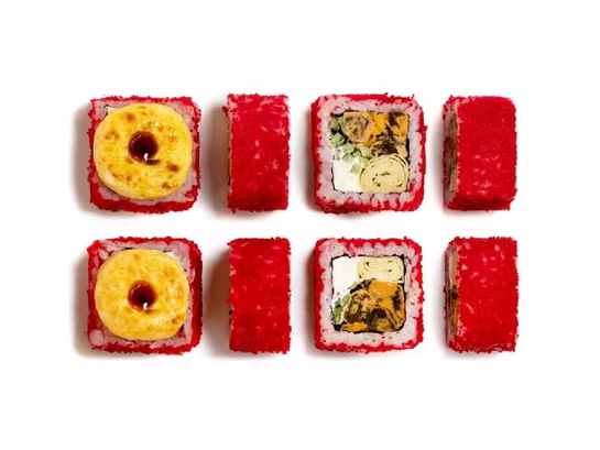 Запечённый ролл Бангкок с мидиями