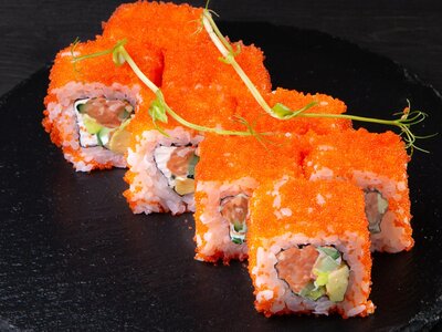 Калифорния с лососем