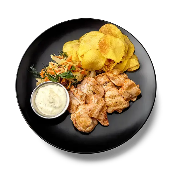 Шашлык из куриной грудки (без гарнира)