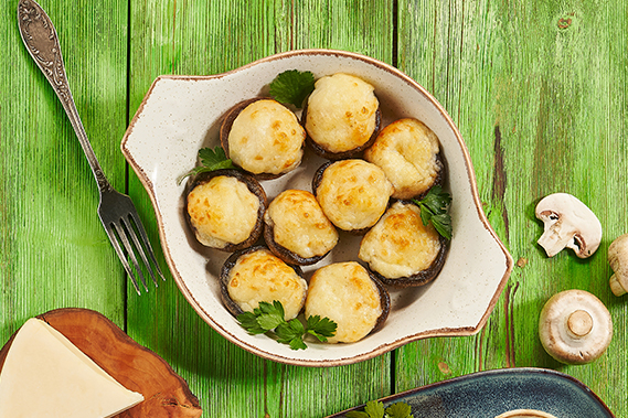 Шампиньоны с сыром
