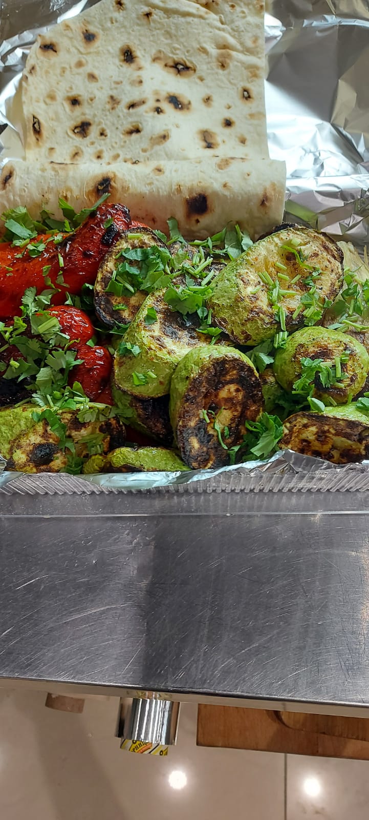 Овощи на мангале