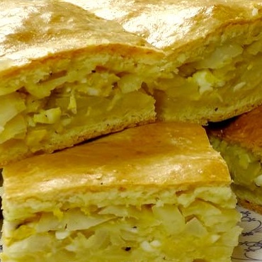 Пирог закрытый с капустой(заказ за сутки