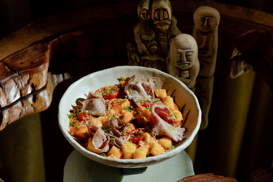 Семашки с говядиной,грибами и томатным соусом