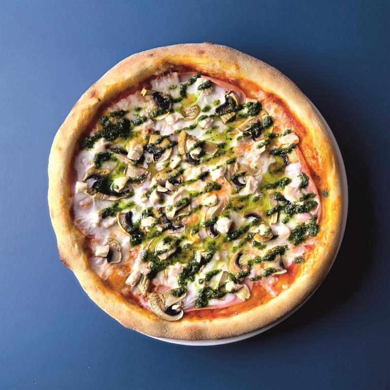 Ветчина, индейка и грибы