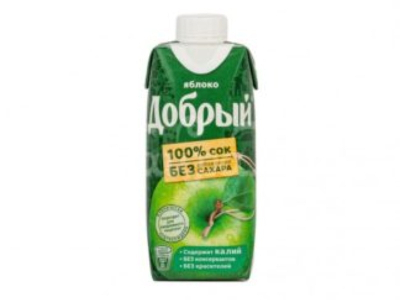 Добрый сок 0,3л яблочный