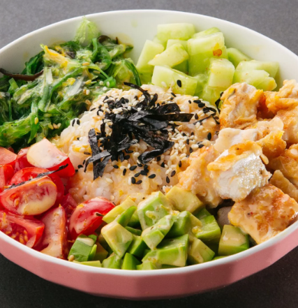 Поке с курицей