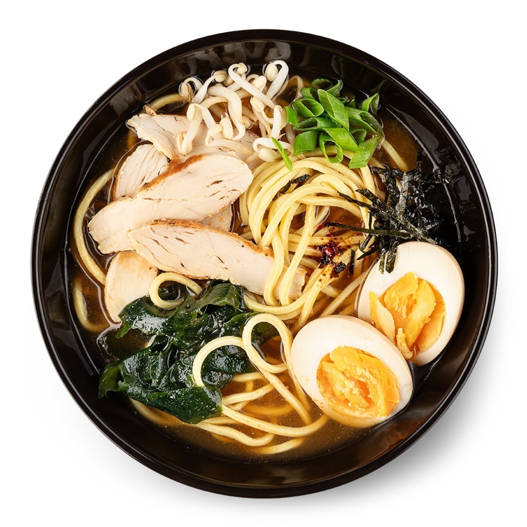 Суп Мисо рамен с курицей