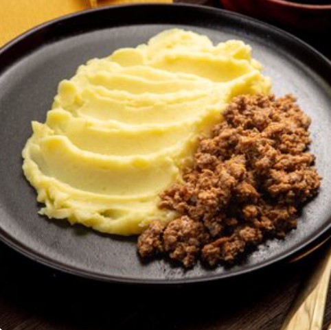 Картофельное пюре с мясным фаршем