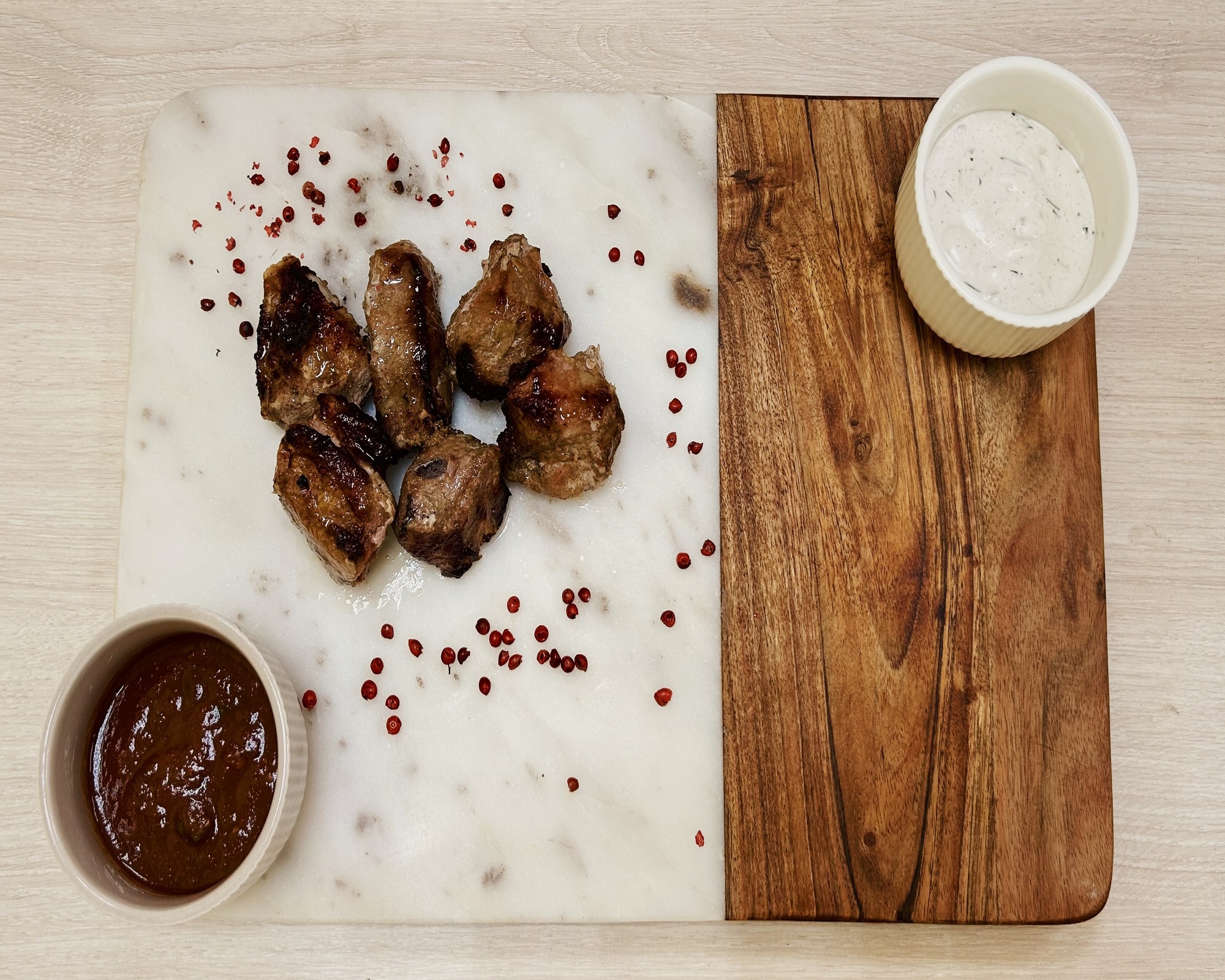 Шашлык из вырезки свиной шеи