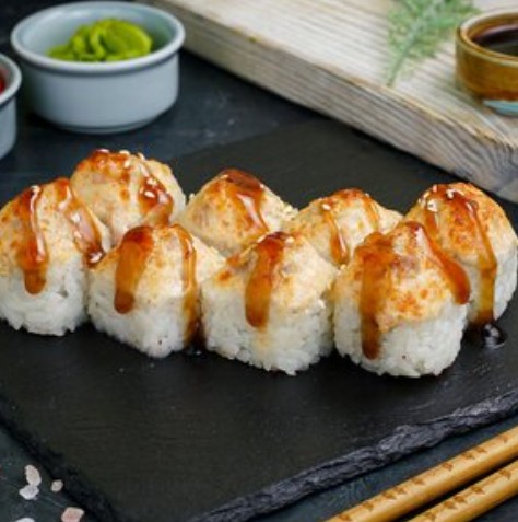 Туна запеченная