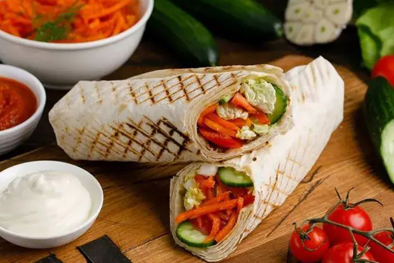 Шаурма вегетарианская