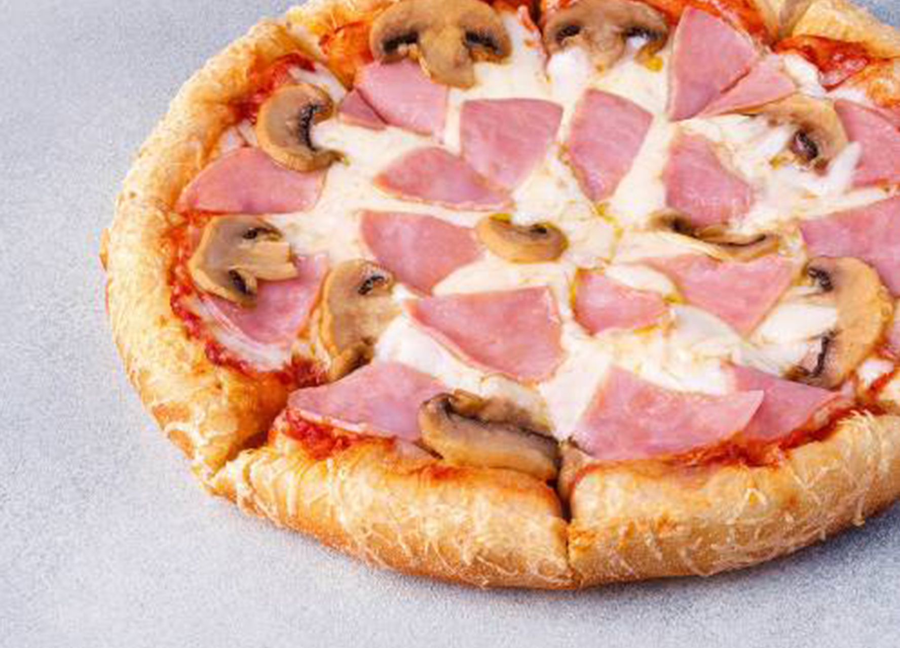 Пицца Прошутто Фунги 25 см на толстом с сыром