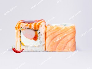Запеченный ролл Филадельфия Vip