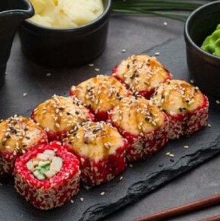 Hot Запеченный с кальмаром