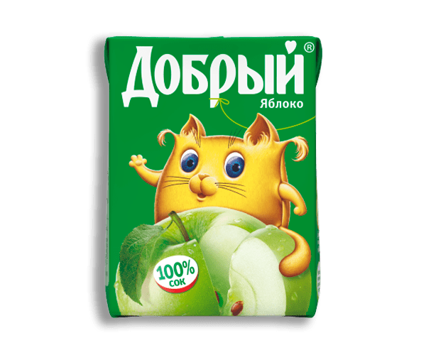 Сок "Добрый" Яблоко 0,2 л.