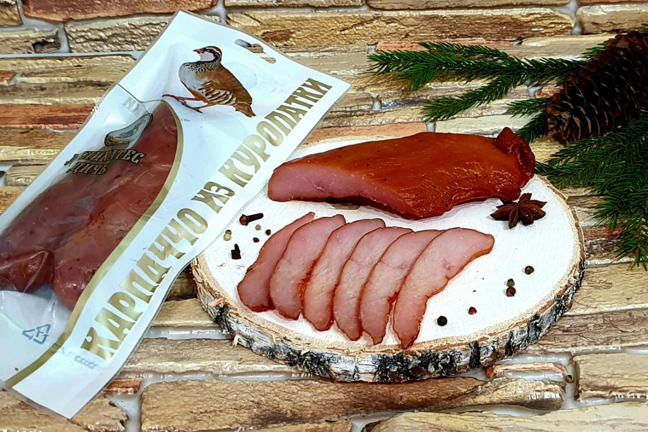 Нарезка "Карпаччо из мяса Куропатки",