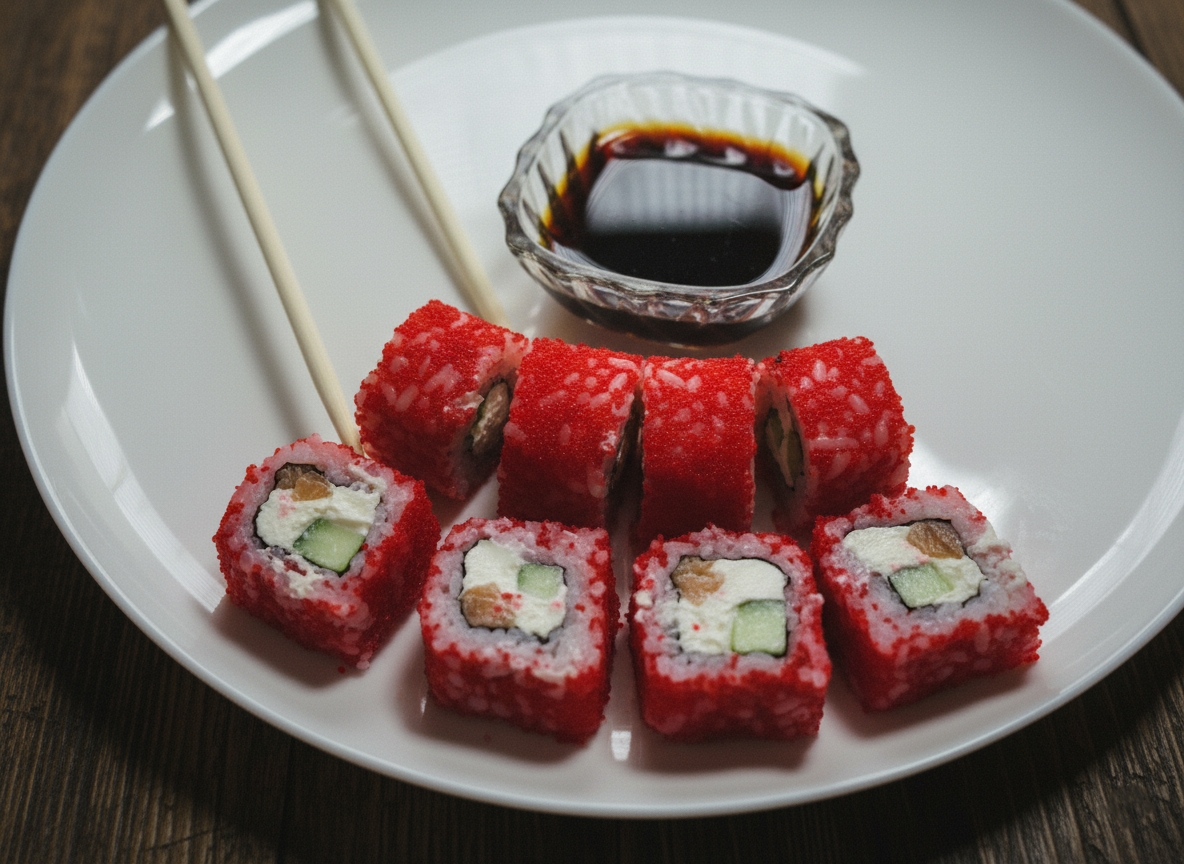 Калифорния с лососем