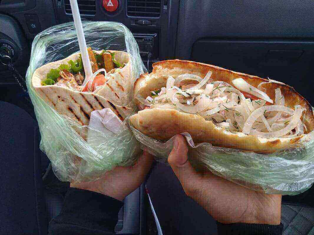 Сувлак с курицей