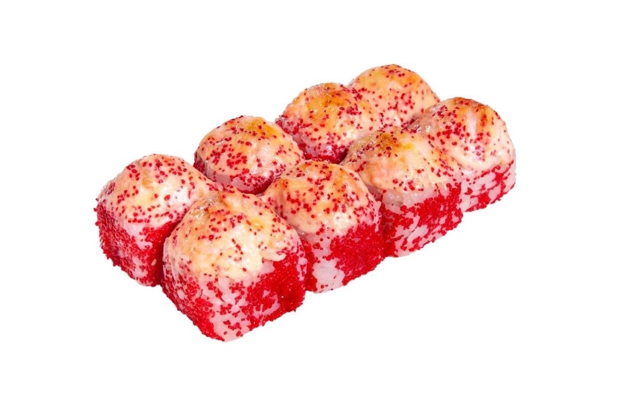 Запеченный с крабом 8шт