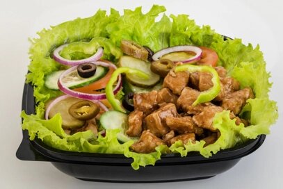 Салат "Курица терияки"