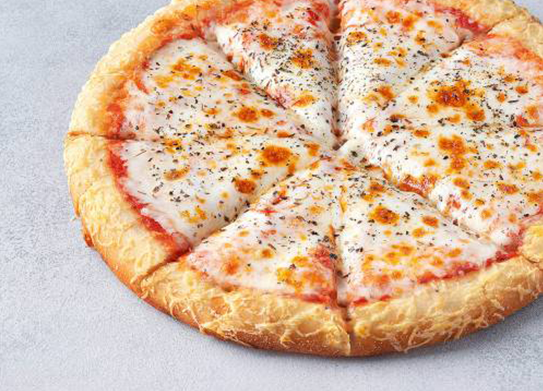 Пицца Маргарита 25 см на толстом с сыром