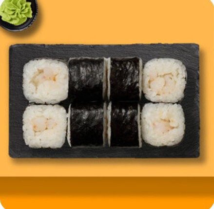 Мини-ролл с креветкой