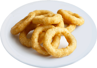 Луковые кольца в кляре 
