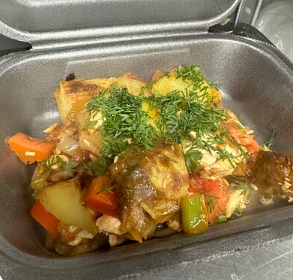 Жаркое с курицей, картошкой и гриб 400 г