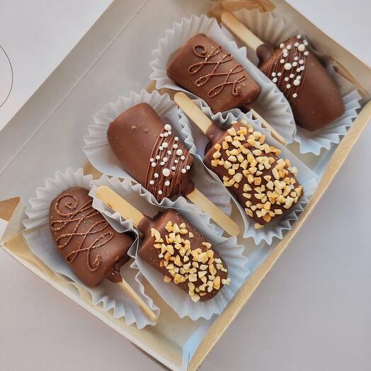 Бананы в молочном шоколаде