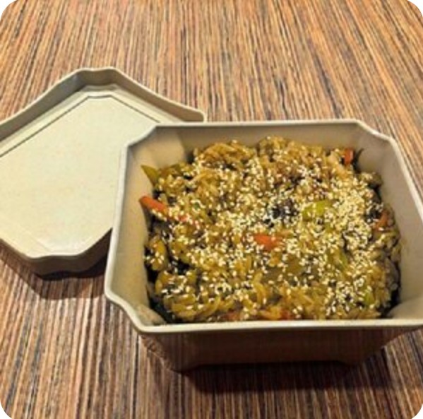 Рис с тигровой креветкой