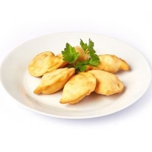 Вареники с картошкой жареные